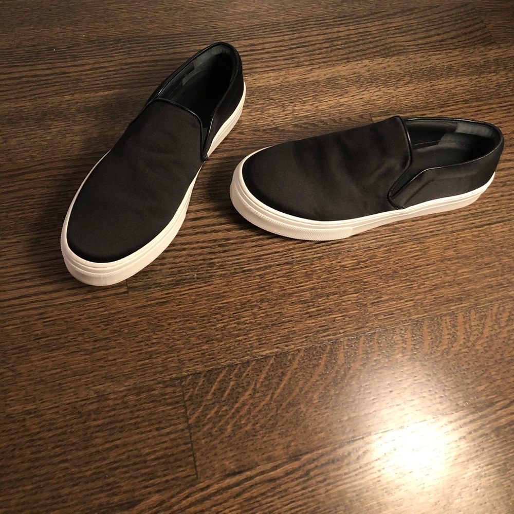 Celine Satin Slip ons